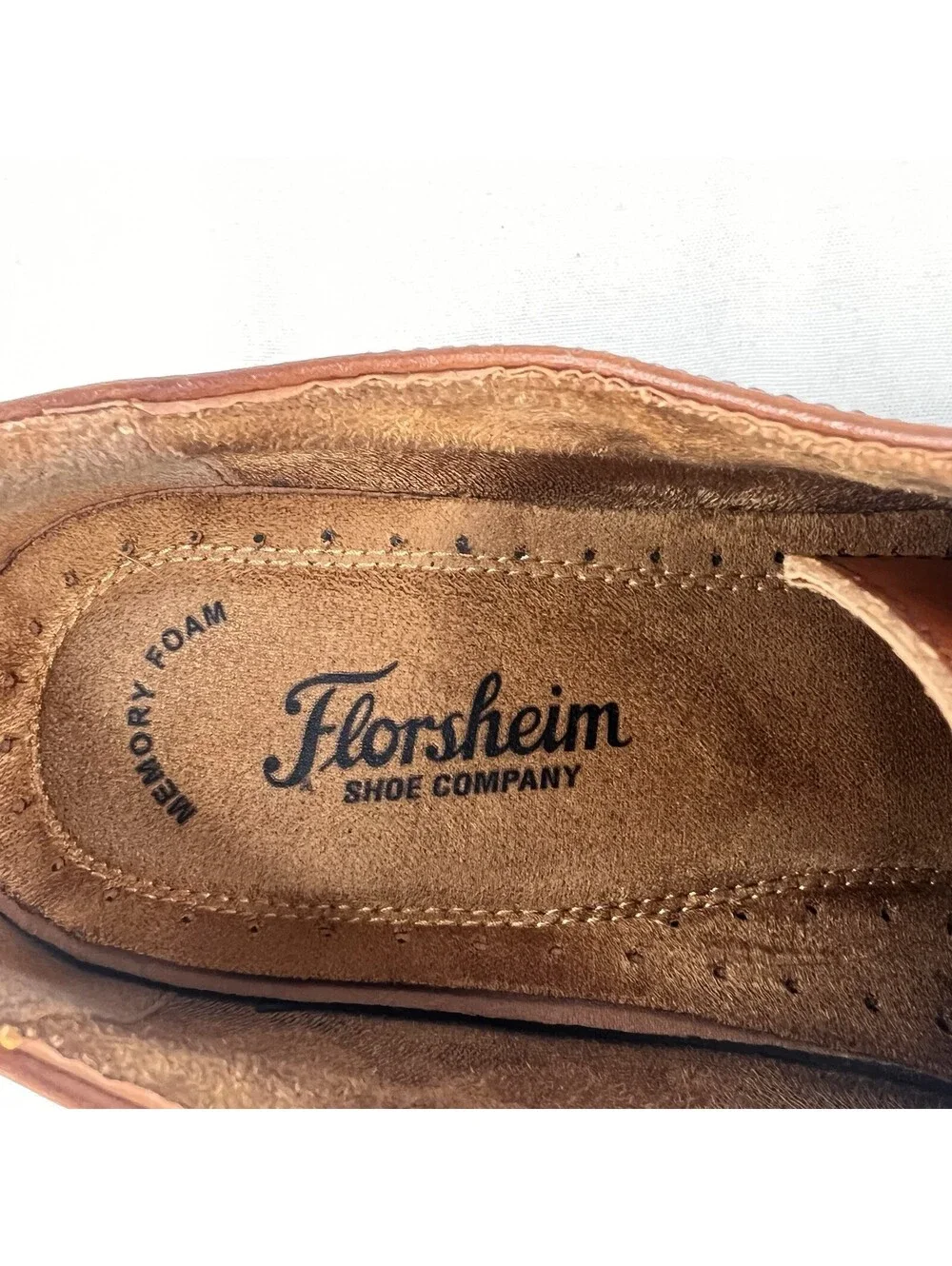Florsheim Dress Shoes Men’s 10.5 Narrow Brown Leather Midtown Oxford Classy